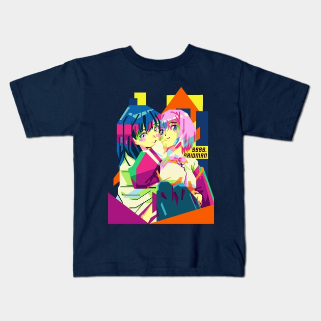 WPANIME - RIKKA X AKANE Kids T-Shirt by GeeksStore